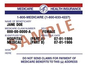 Medicare Insurance Card 175 pixels